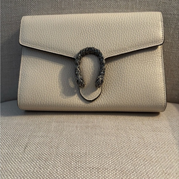 Gucci Dionysus Wallet on Chain WOC Ivory Cream and Pink Interior SHW - Picture 8 of 8